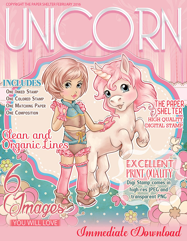 My Unicorn - Digital Stamp