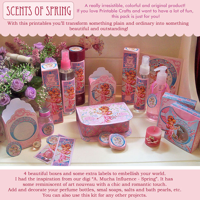 Scents of Spring - Printable Set
