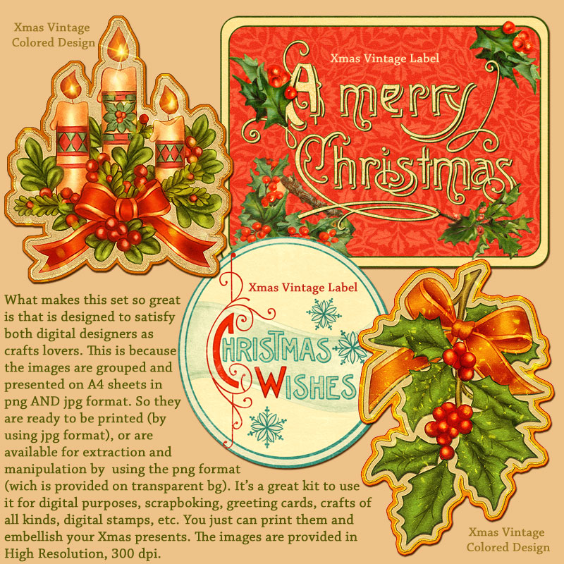 Vintage Xmas Designs - Click Image to Close