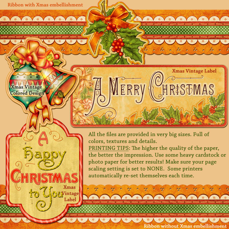 Vintage Xmas Designs - Click Image to Close