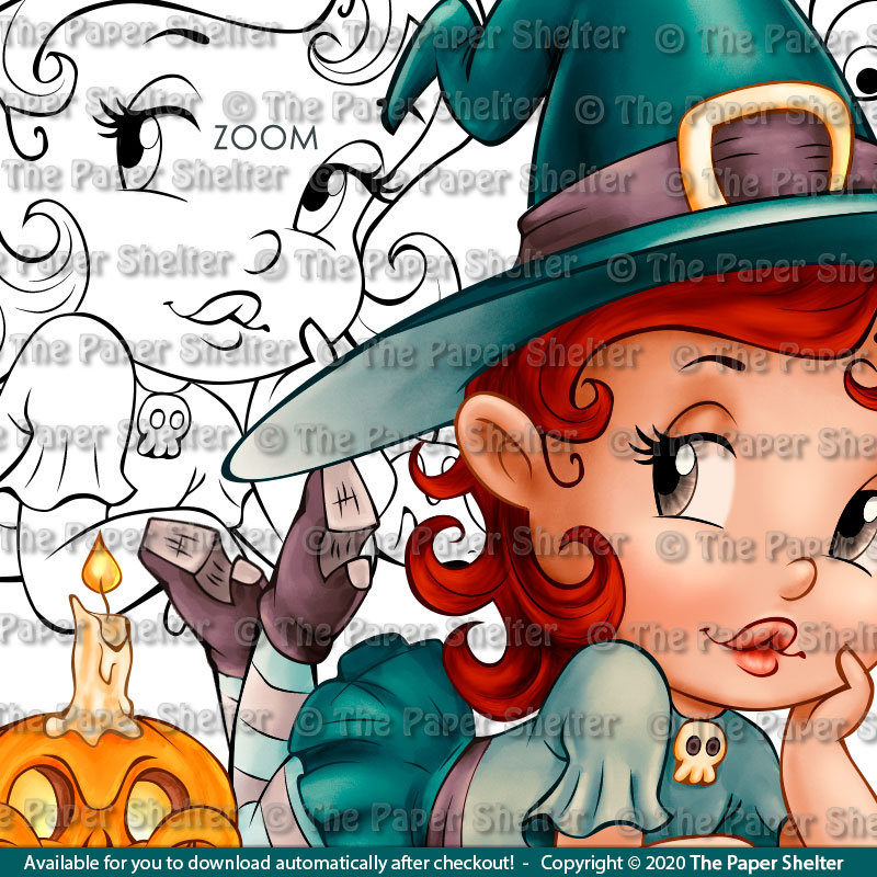 How you doin', pumpkin? - Digital Stamp - Click Image to Close