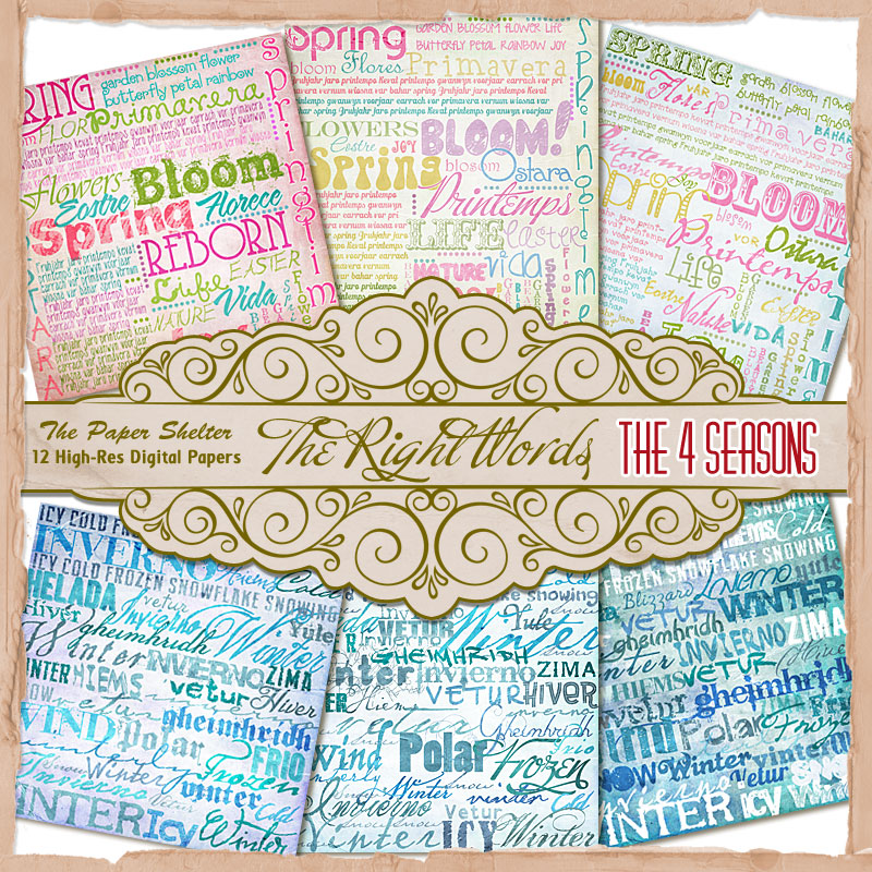 The Right Words - The 4 Seasons PP - Click Image to Close