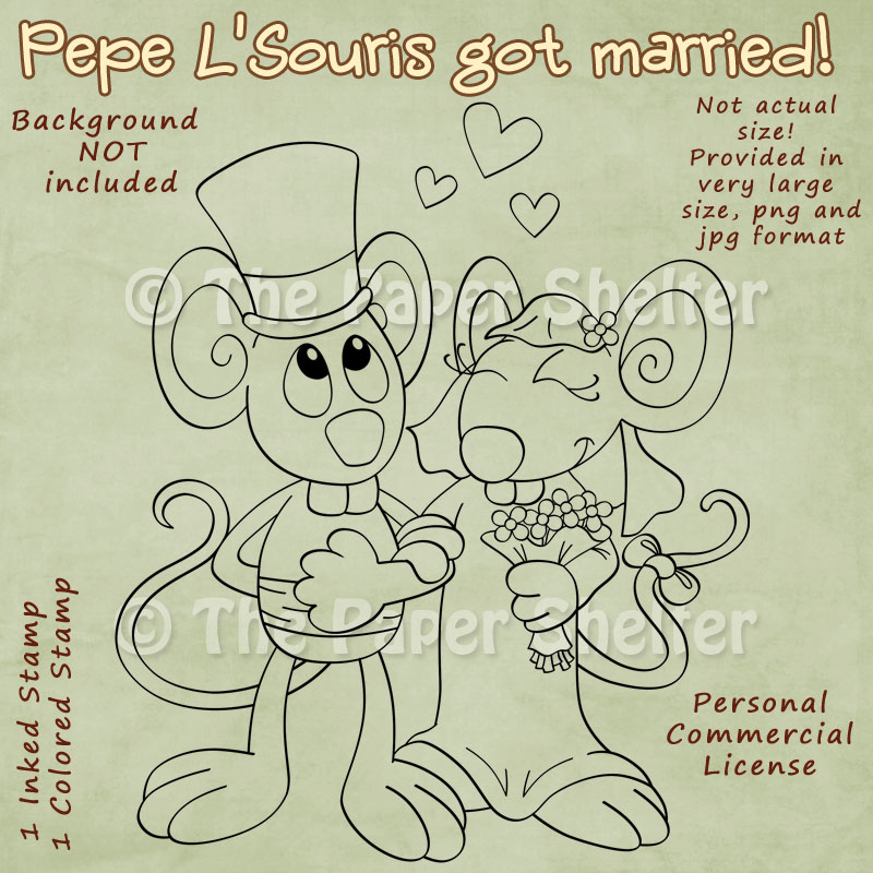 Pepe L´Souris got married!