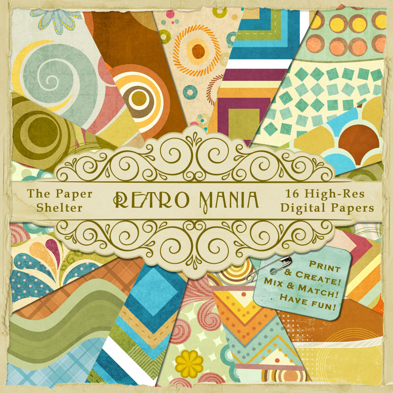 Retro Mania - "Paper Pack" - Click Image to Close