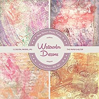 Watercolor Dreams - Paper Pack