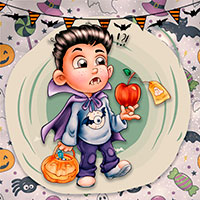 A Tricky Treat - Digital Stamp