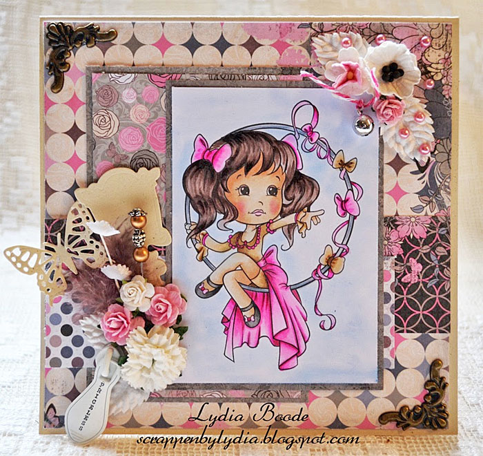 Acrobat Little Doll - Digital Stamp - Click Image to Close