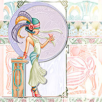 Art Deco Charm - Digital Stamp