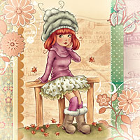 Autumn Attitude - Digital Stamp - Click Image to Close