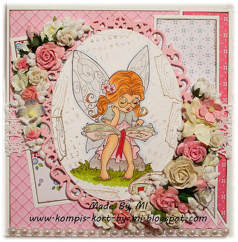 Bookworm Fairy - Digital Stamp - Click Image to Close