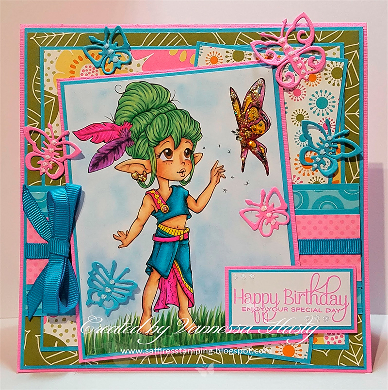 Butterfly Whisperer - Digital Stamp - Click Image to Close