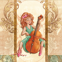 Cecilia - Digital Stamp - Click Image to Close