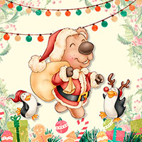 Christmas Buddies - Digital Stamp