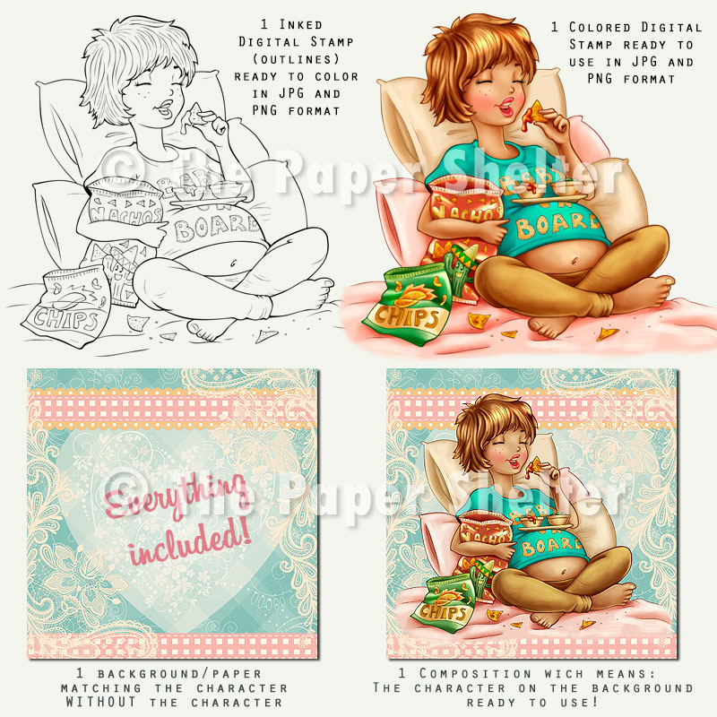 Cravings - Digital Stamp