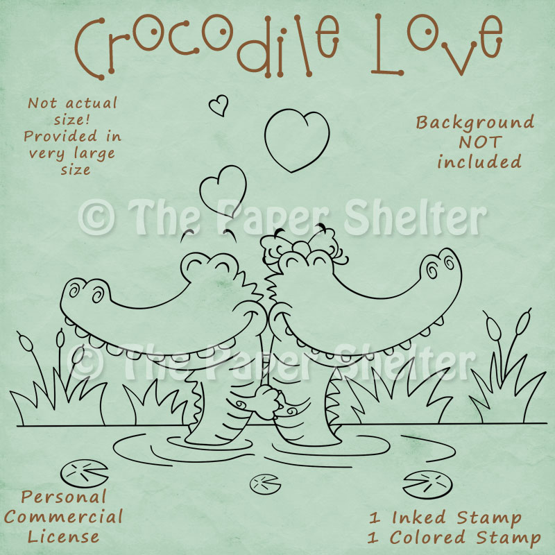 Crocodile Love - Click Image to Close
