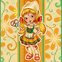 Cute Bavarian - Digital Stamp - Click Image to Close