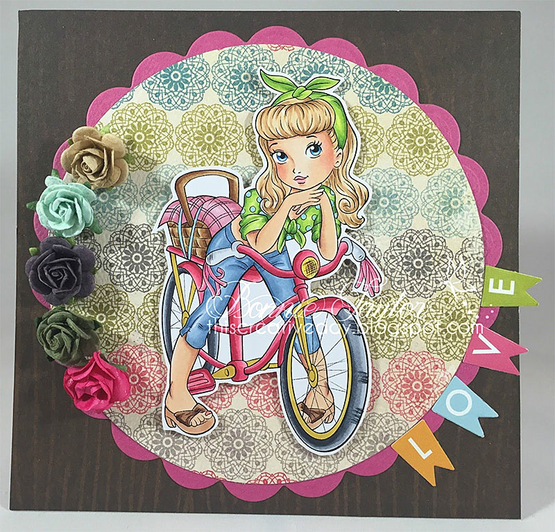 Cute Bike - Digital Stamp - Click Image to Close