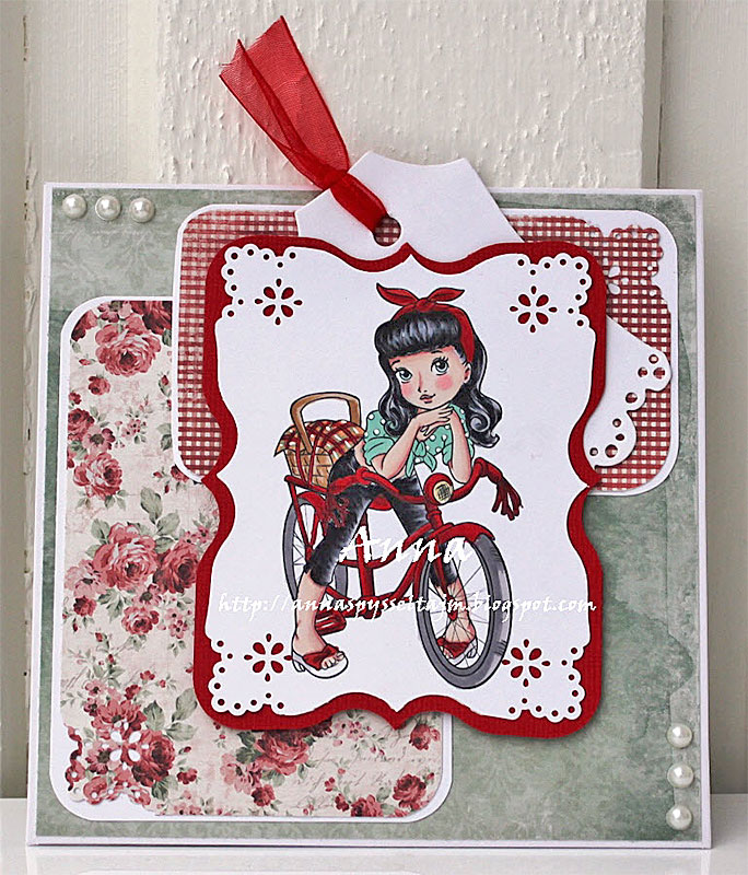 Cute Bike - Digital Stamp - Click Image to Close