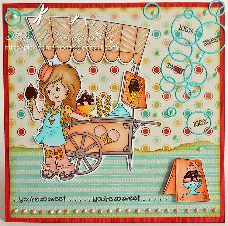 Cutest Ice Cream Cart - Digital Stamp