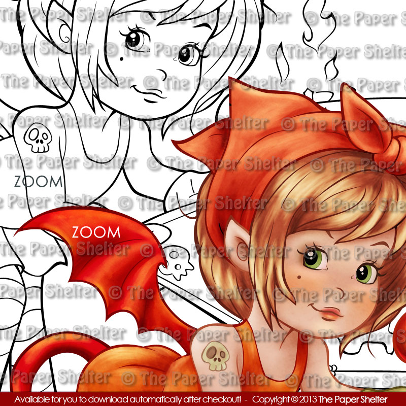 Devilish Cookies - Digital Stamp - Click Image to Close