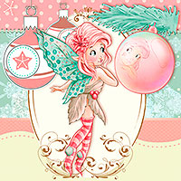 Enchanted Christmas - Digital Stamp - Click Image to Close