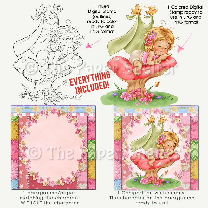 Enchanted Dream - Digital Stamp - Click Image to Close