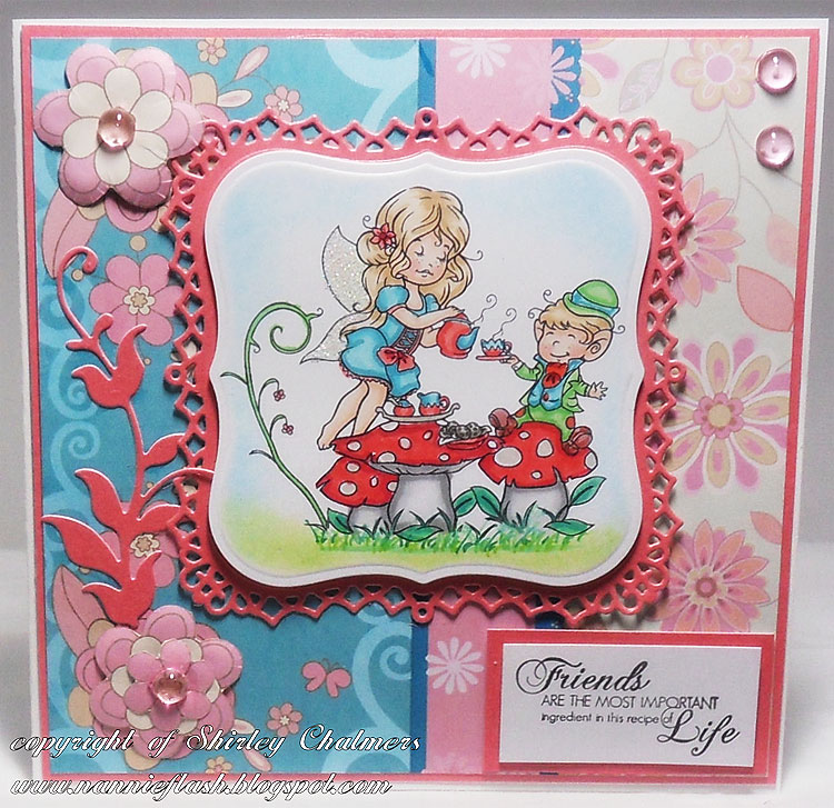 Fairy Tea Time - Digital Stamp