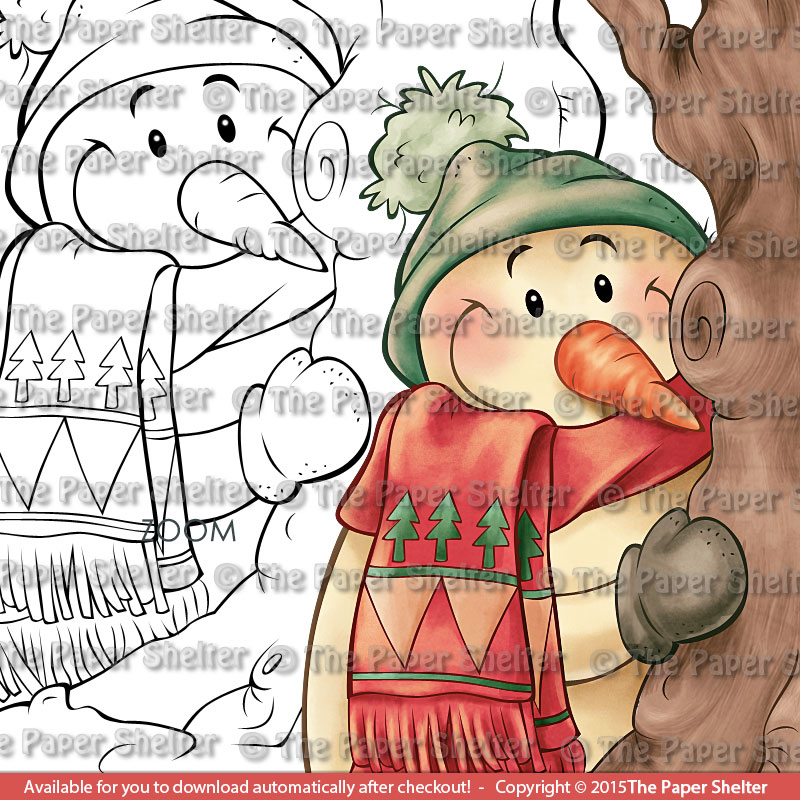 For Santa - Digital Stamp