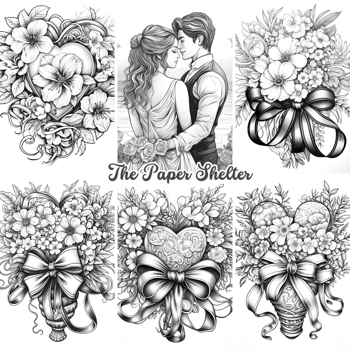 For Valentine - Digital Coloring Book - Click Image to Close