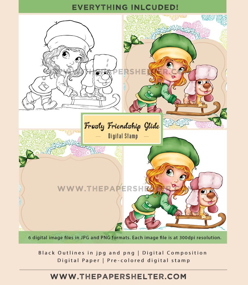 Frosty Friendship Glide - Digital Stamp - Click Image to Close