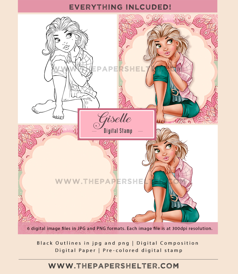 Giselle - Digital Stamp - Click Image to Close