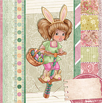 I am the Easter Bunny! - Digital Stamp