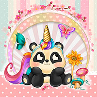I am a Pandacorn Deal with it! - Digital Stamp