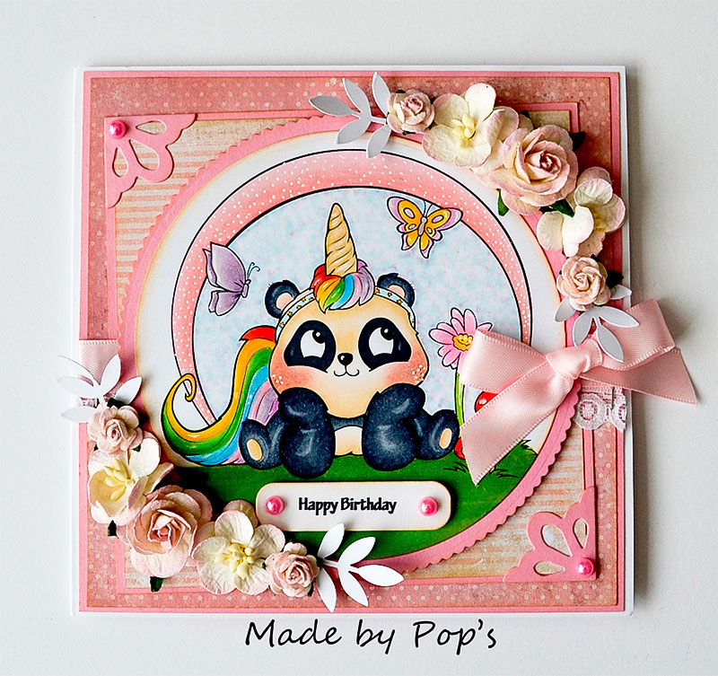 I am a Pandacorn Deal with it! - Digital Stamp - Click Image to Close