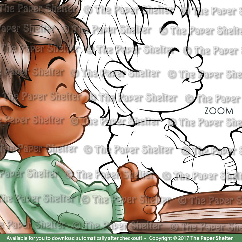 In the Class - Digital Stamp