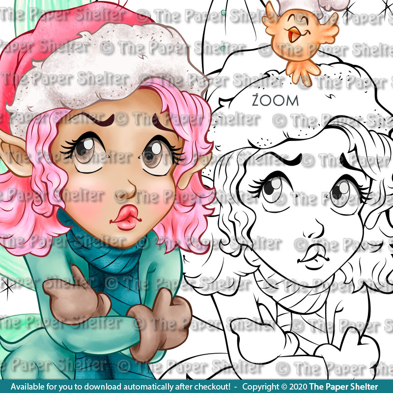 It's Cold Out There - Digital Stamp - Click Image to Close