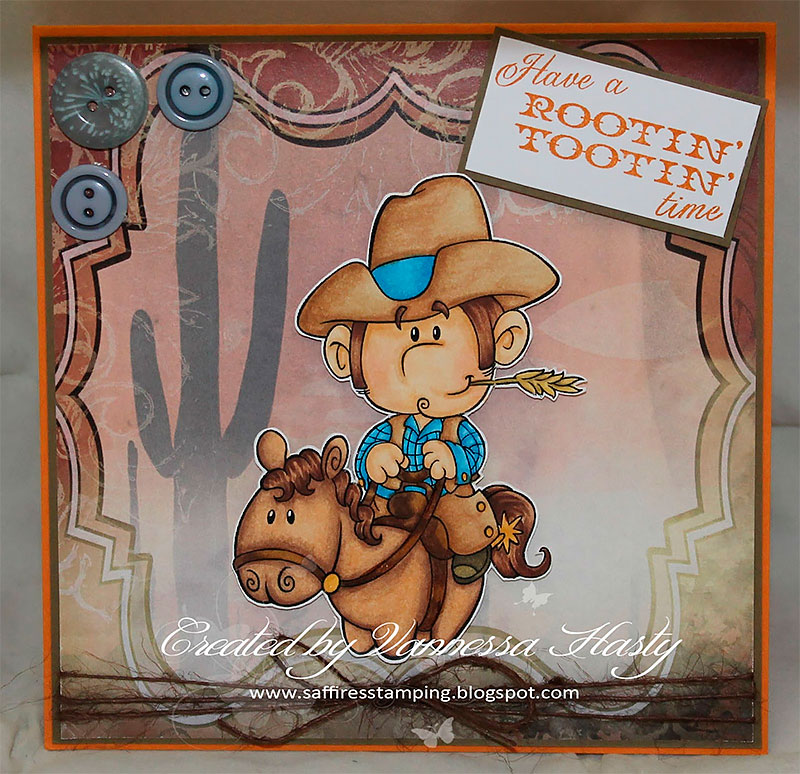 Lil' Cowboy - Digital Stamp