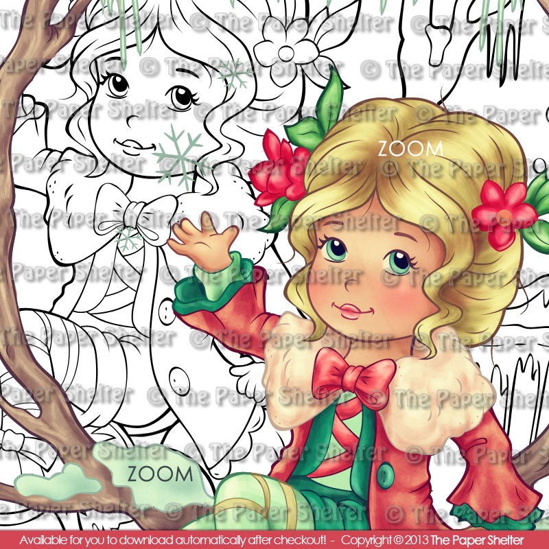 Little Hazel - Digital Stamp - Click Image to Close