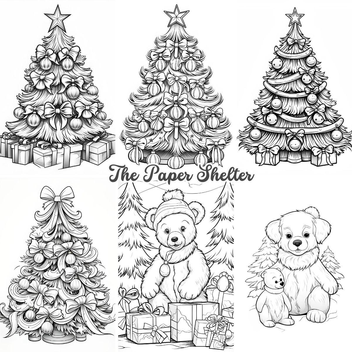 Merry Moments - Digital Coloring Book - Click Image to Close