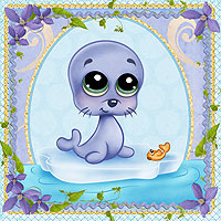 The Most Adorable Seal - Digital Stamp