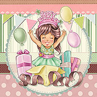 Happy Birthday - Digital Stamp