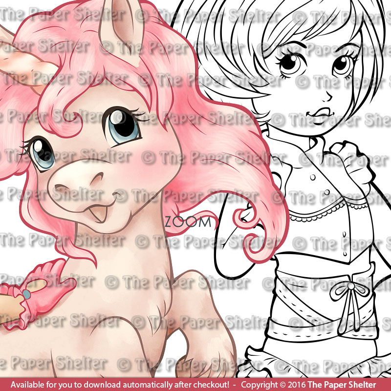 My Unicorn - Digital Stamp - Click Image to Close