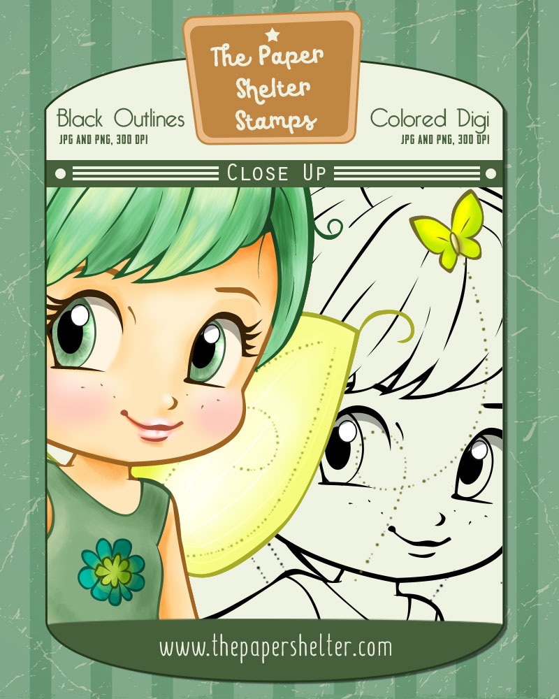 Pixie - Digital Stamp - Click Image to Close