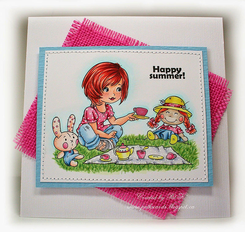 Pic-Nic with my Friends - Digital Stamp - Click Image to Close