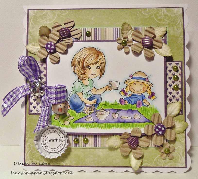 Pic-Nic with my Friends - Digital Stamp - Click Image to Close