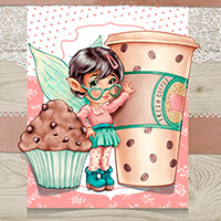 Pixie Caramel Macchiato - Digital Stamp