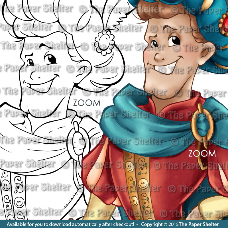 Prince Charming - Digital Stamp - Click Image to Close