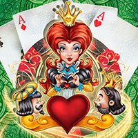 Queen Of Hearts - Digital Stamp