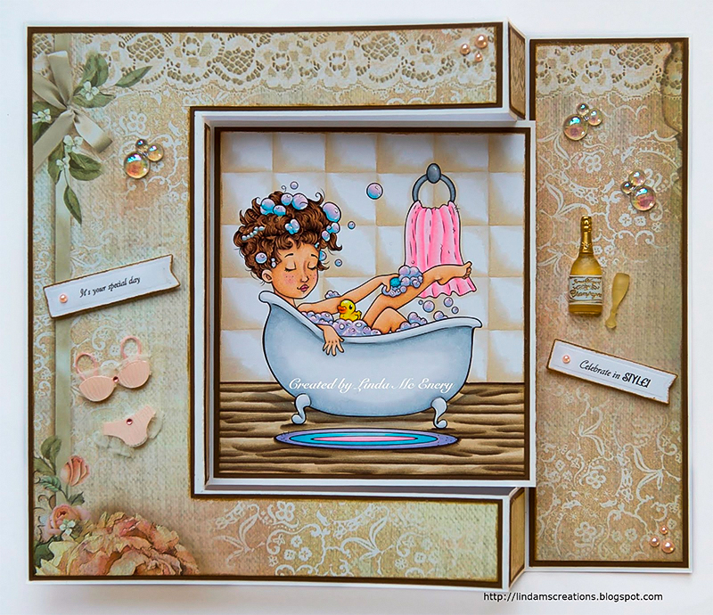 Relaxing Bath - Digital Stamp - Click Image to Close