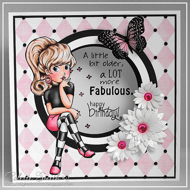 Retro Chic - Digital Stamp - Click Image to Close